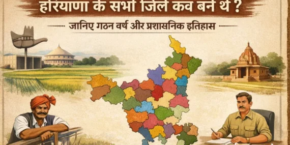 हरियाणा का कौन सा जिला कब बना था?